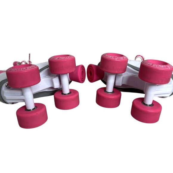 Roller Derby Firestar Girls Roller Skates Size 12 Pink & White - Picture 6 of 6